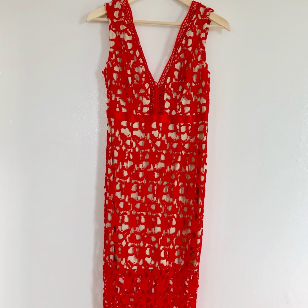 Red Lace Dress